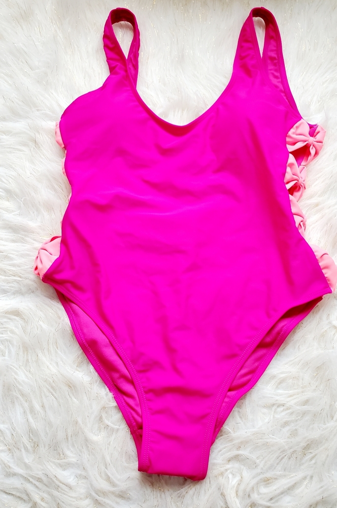 Cyn & Luca pink one-piece swimsuit - Picture 2 of 5